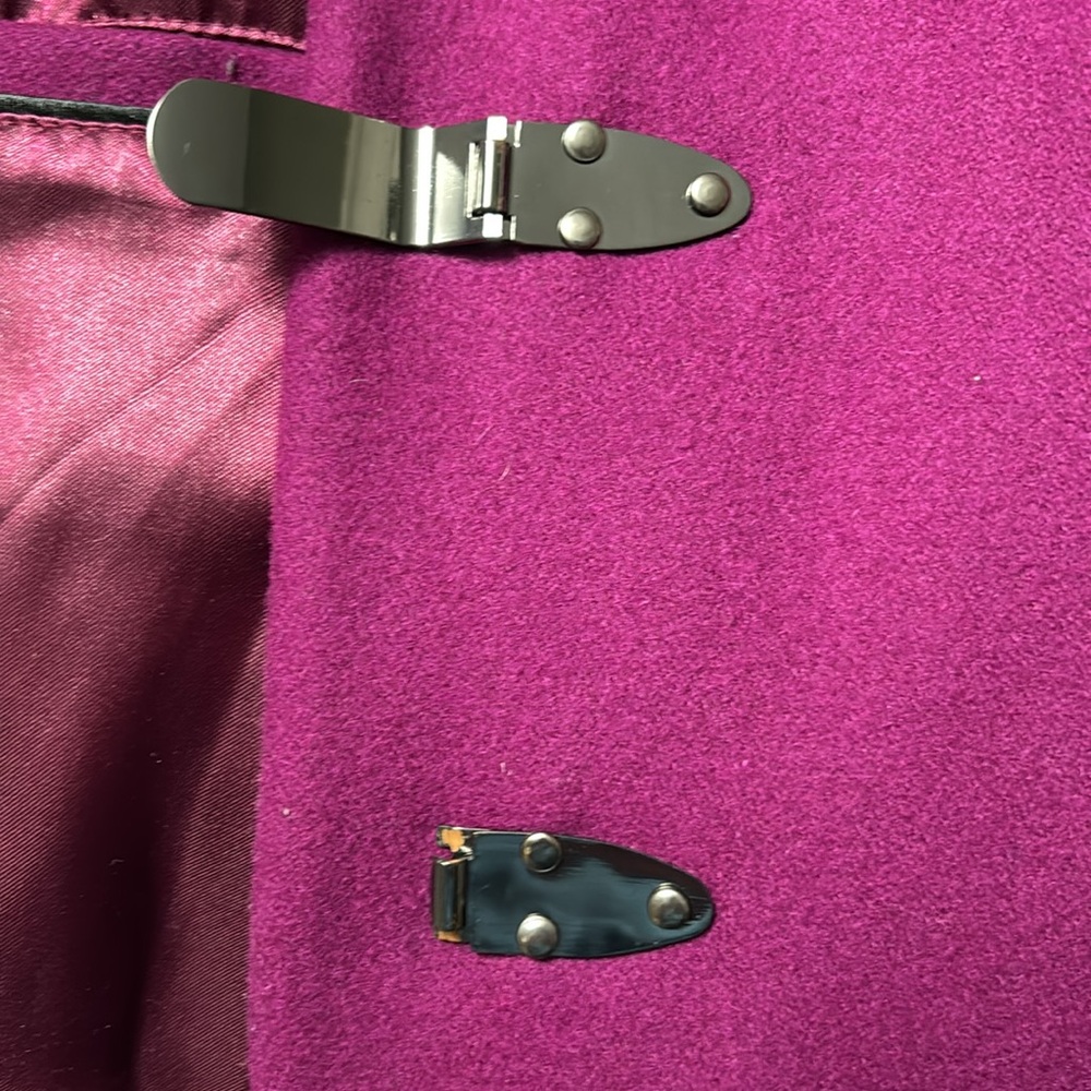 RW&Co Wool Coat Purple Size M - Picture 8 of 9